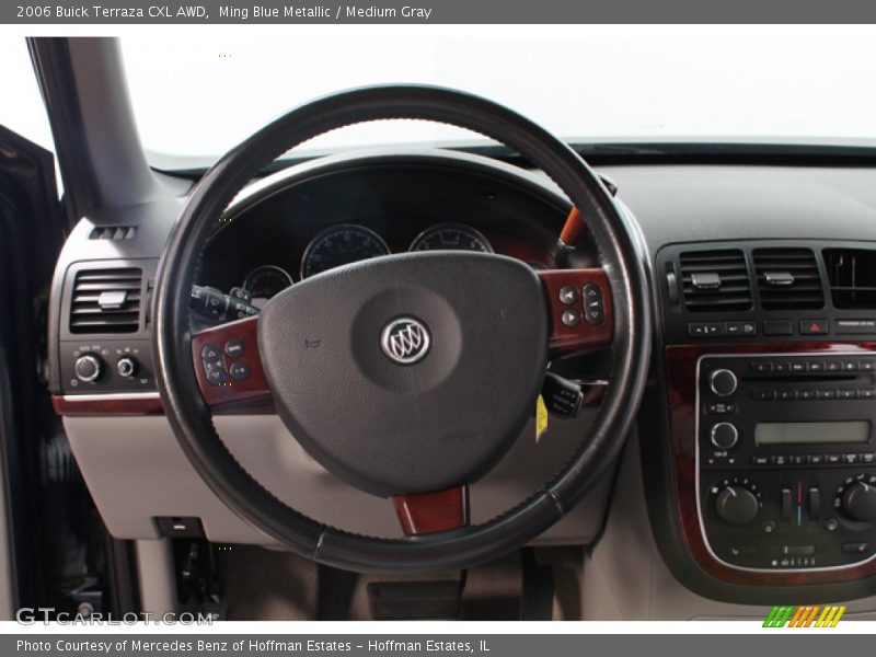 Ming Blue Metallic / Medium Gray 2006 Buick Terraza CXL AWD