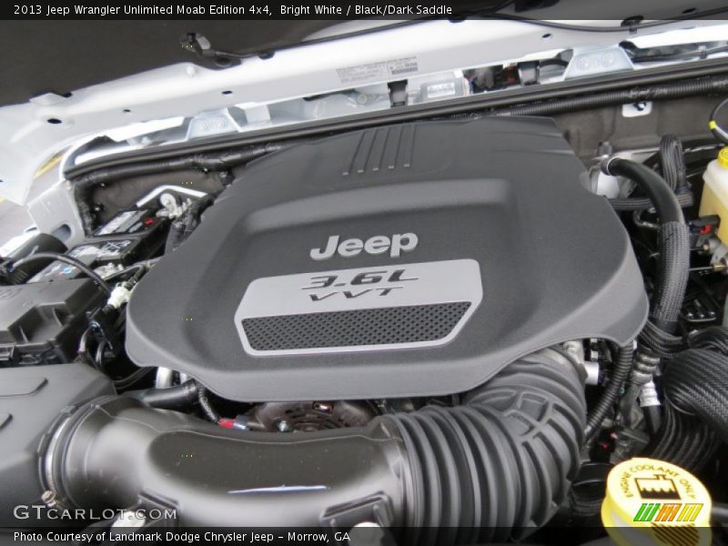  2013 Wrangler Unlimited Moab Edition 4x4 Engine - 3.6 Liter DOHC 24-Valve VVT Pentastar V6