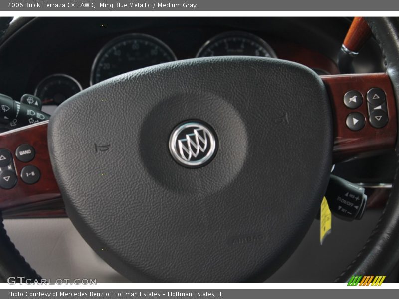 Ming Blue Metallic / Medium Gray 2006 Buick Terraza CXL AWD