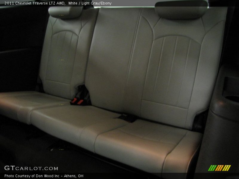 White / Light Gray/Ebony 2011 Chevrolet Traverse LTZ AWD