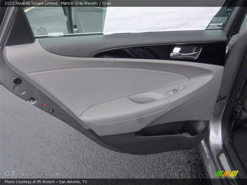 Harbor Gray Metallic / Gray 2013 Hyundai Sonata Limited