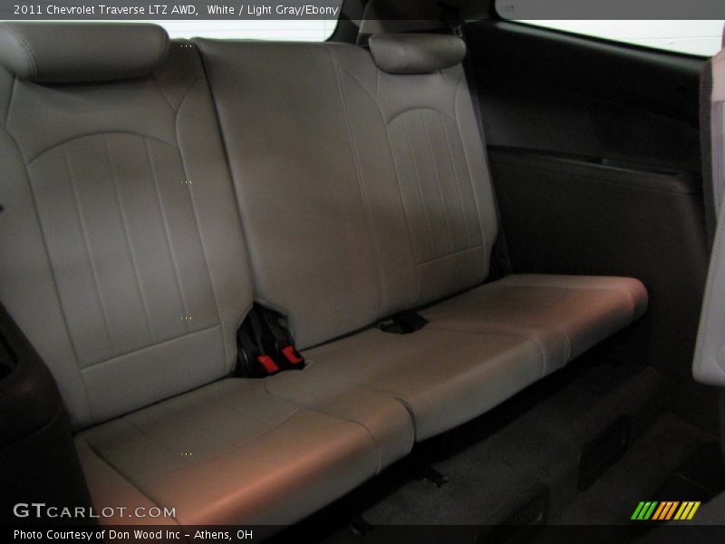 White / Light Gray/Ebony 2011 Chevrolet Traverse LTZ AWD