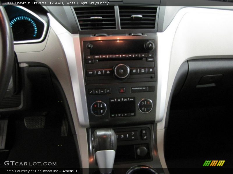 White / Light Gray/Ebony 2011 Chevrolet Traverse LTZ AWD