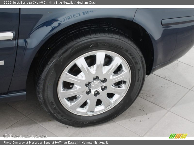 Ming Blue Metallic / Medium Gray 2006 Buick Terraza CXL AWD
