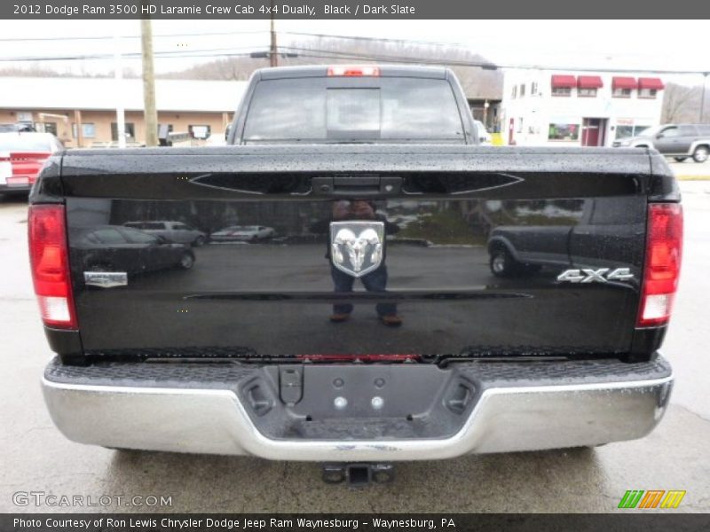 Black / Dark Slate 2012 Dodge Ram 3500 HD Laramie Crew Cab 4x4 Dually