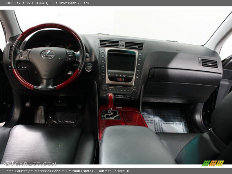 Blue Onyx Pearl / Black 2006 Lexus GS 300 AWD