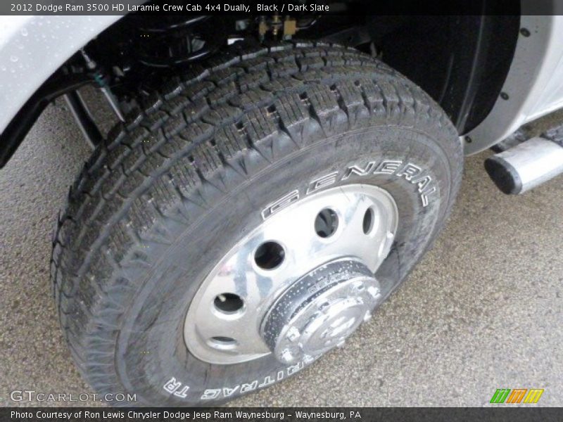 Black / Dark Slate 2012 Dodge Ram 3500 HD Laramie Crew Cab 4x4 Dually