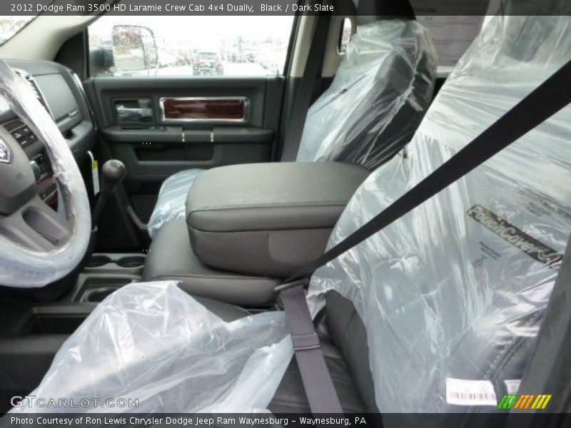 Black / Dark Slate 2012 Dodge Ram 3500 HD Laramie Crew Cab 4x4 Dually