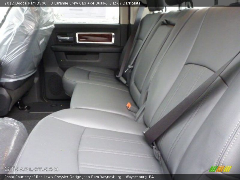Black / Dark Slate 2012 Dodge Ram 3500 HD Laramie Crew Cab 4x4 Dually