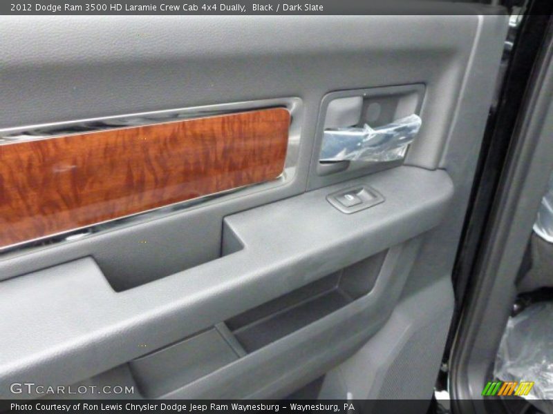 Black / Dark Slate 2012 Dodge Ram 3500 HD Laramie Crew Cab 4x4 Dually