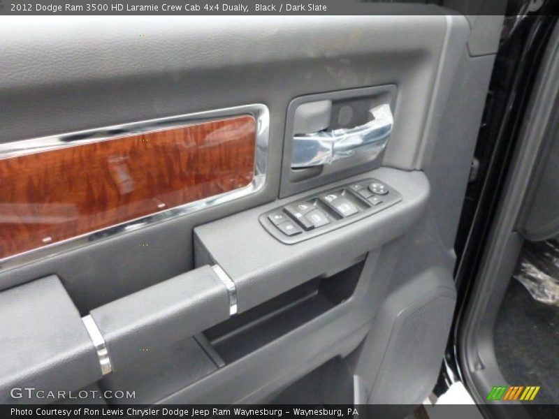 Black / Dark Slate 2012 Dodge Ram 3500 HD Laramie Crew Cab 4x4 Dually