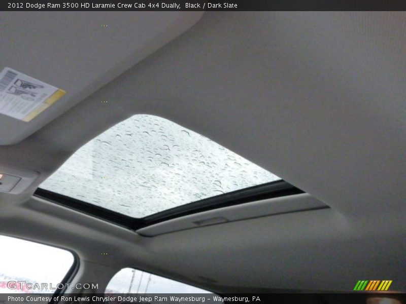 Black / Dark Slate 2012 Dodge Ram 3500 HD Laramie Crew Cab 4x4 Dually