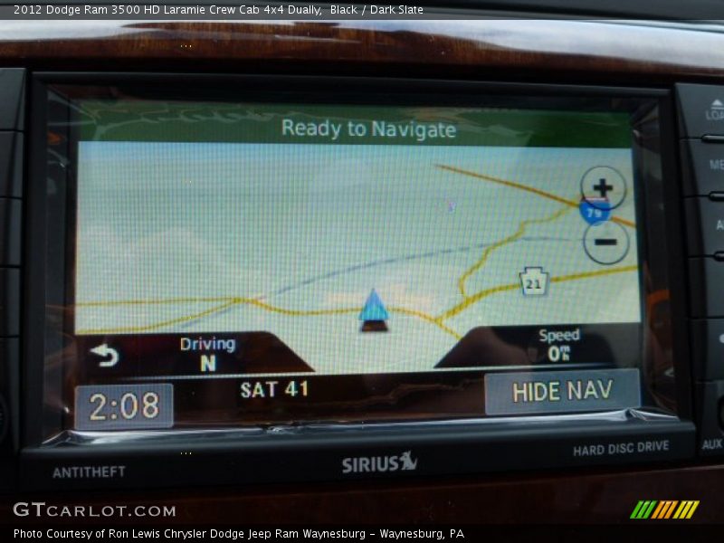 Black / Dark Slate 2012 Dodge Ram 3500 HD Laramie Crew Cab 4x4 Dually