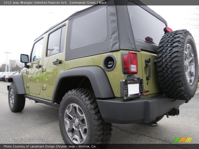 Commando Green / Black 2013 Jeep Wrangler Unlimited Rubicon 4x4