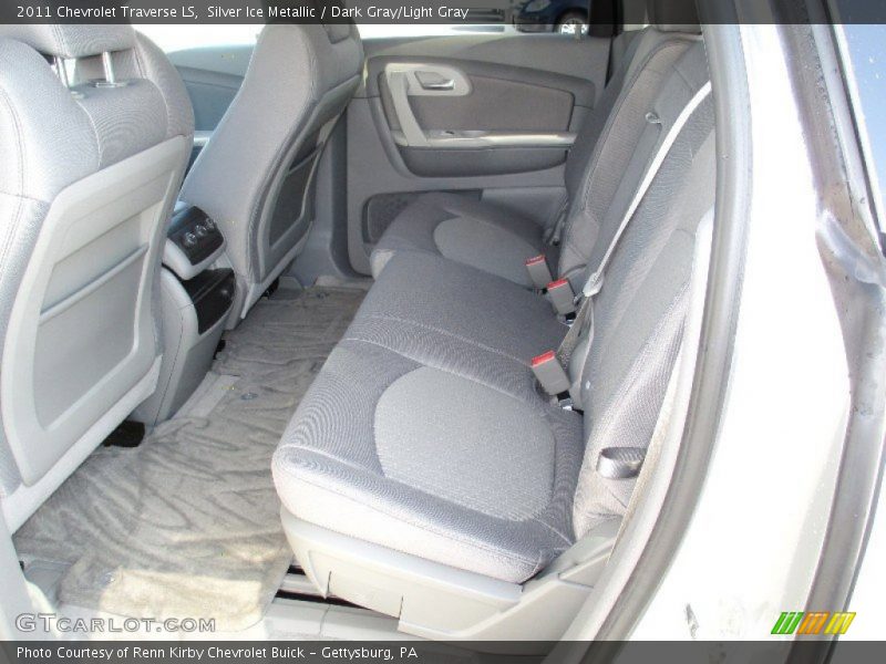 Silver Ice Metallic / Dark Gray/Light Gray 2011 Chevrolet Traverse LS