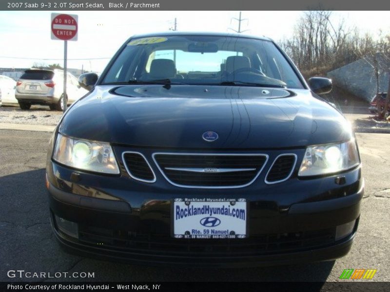Black / Parchment 2007 Saab 9-3 2.0T Sport Sedan