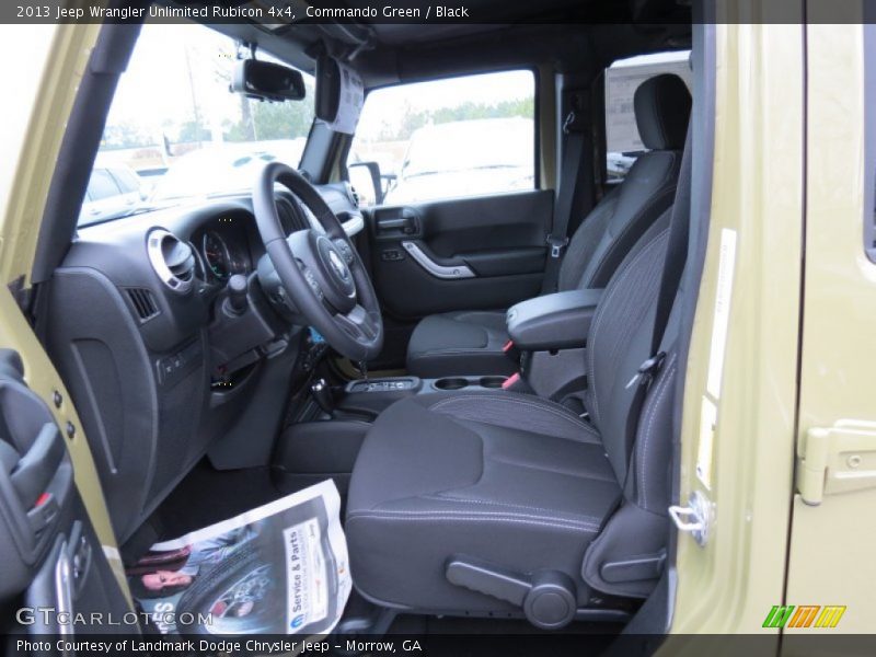  2013 Wrangler Unlimited Rubicon 4x4 Black Interior