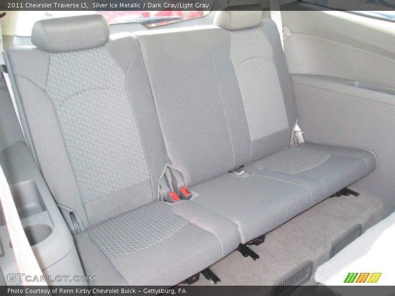 Silver Ice Metallic / Dark Gray/Light Gray 2011 Chevrolet Traverse LS