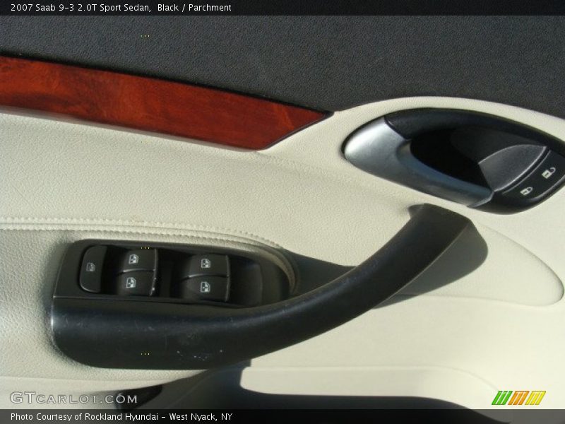 Black / Parchment 2007 Saab 9-3 2.0T Sport Sedan