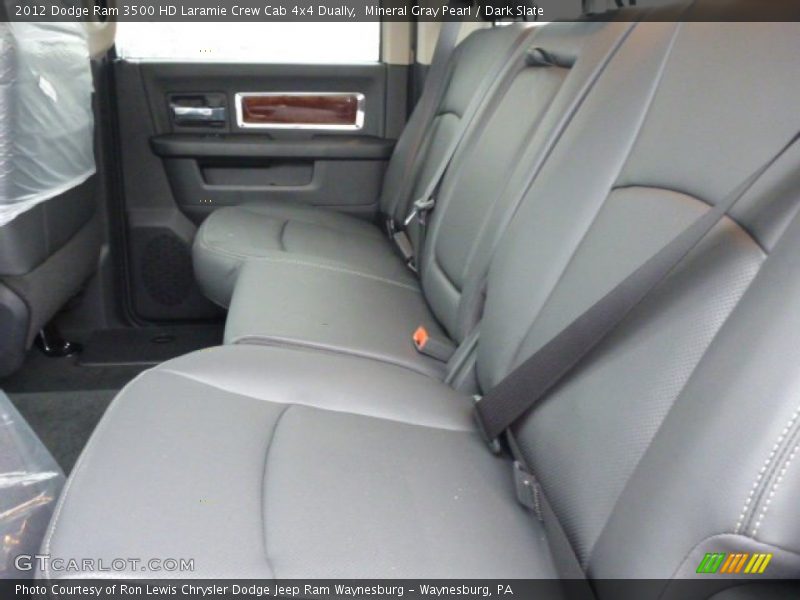 Mineral Gray Pearl / Dark Slate 2012 Dodge Ram 3500 HD Laramie Crew Cab 4x4 Dually
