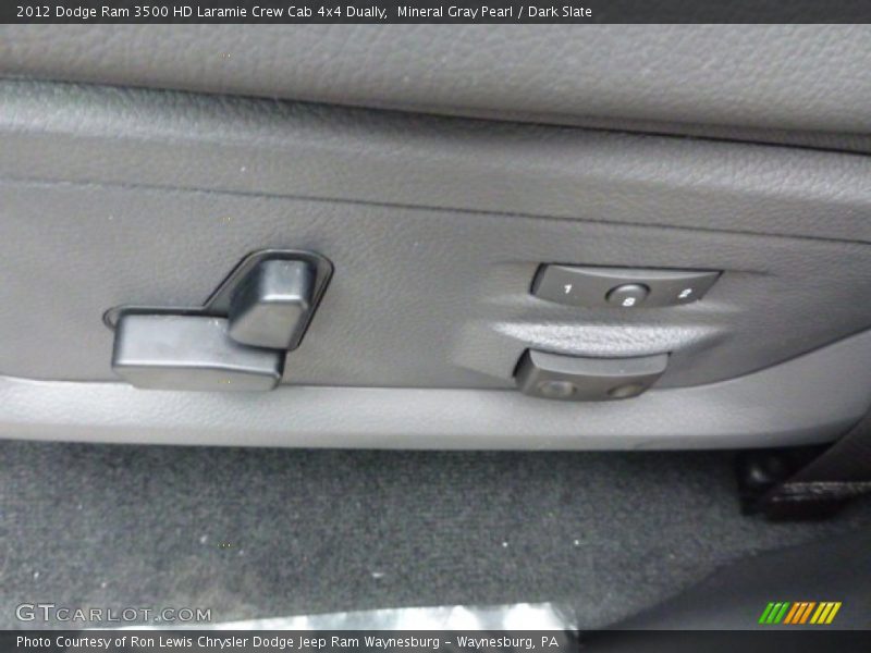 Mineral Gray Pearl / Dark Slate 2012 Dodge Ram 3500 HD Laramie Crew Cab 4x4 Dually