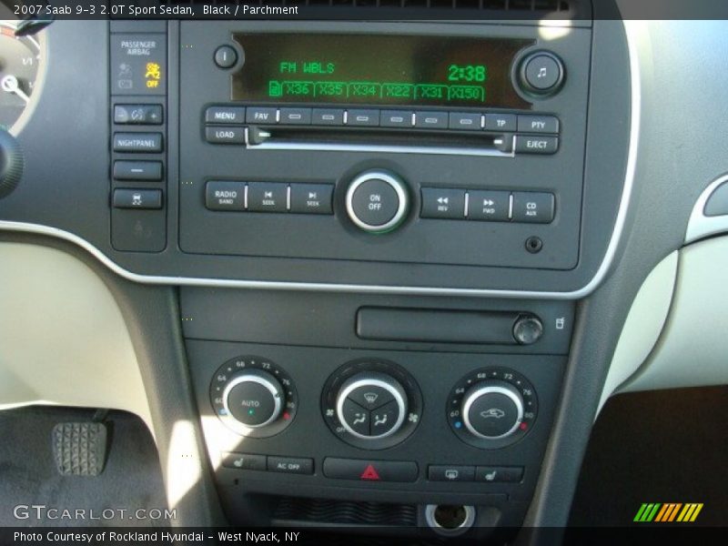 Black / Parchment 2007 Saab 9-3 2.0T Sport Sedan
