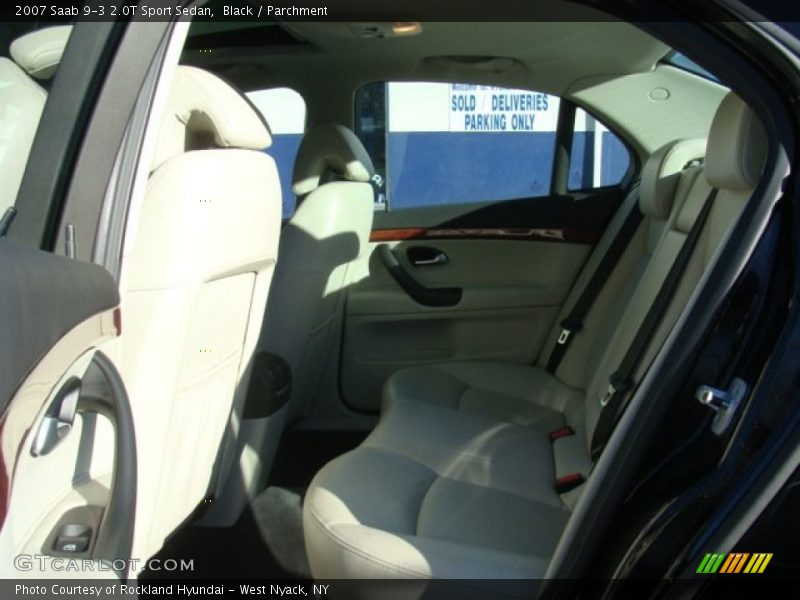 Black / Parchment 2007 Saab 9-3 2.0T Sport Sedan