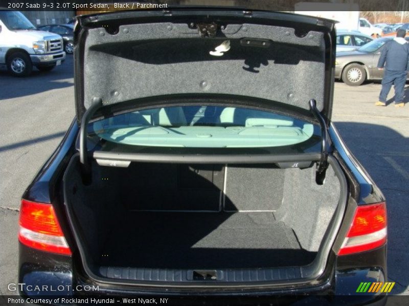 Black / Parchment 2007 Saab 9-3 2.0T Sport Sedan