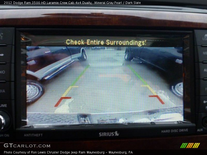Mineral Gray Pearl / Dark Slate 2012 Dodge Ram 3500 HD Laramie Crew Cab 4x4 Dually