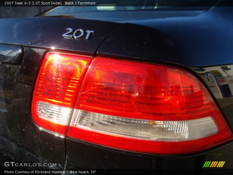 Black / Parchment 2007 Saab 9-3 2.0T Sport Sedan