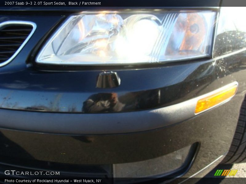 Black / Parchment 2007 Saab 9-3 2.0T Sport Sedan
