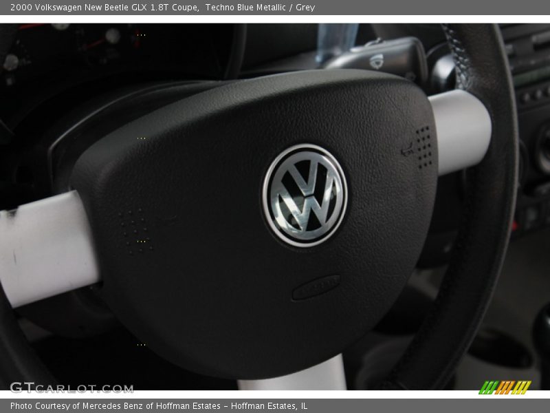 Techno Blue Metallic / Grey 2000 Volkswagen New Beetle GLX 1.8T Coupe