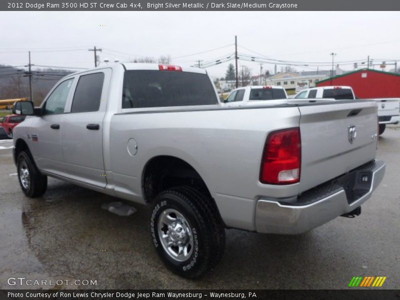 Bright Silver Metallic / Dark Slate/Medium Graystone 2012 Dodge Ram 3500 HD ST Crew Cab 4x4