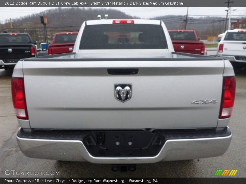 Bright Silver Metallic / Dark Slate/Medium Graystone 2012 Dodge Ram 3500 HD ST Crew Cab 4x4