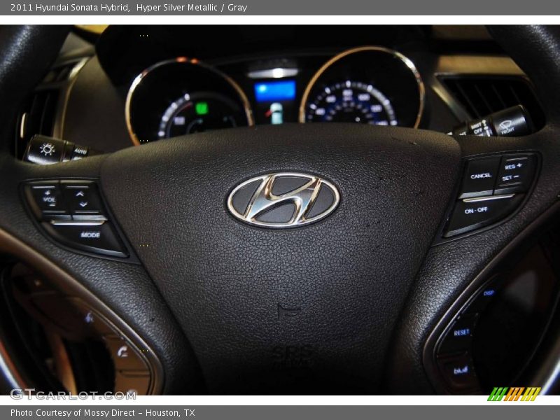 Hyper Silver Metallic / Gray 2011 Hyundai Sonata Hybrid