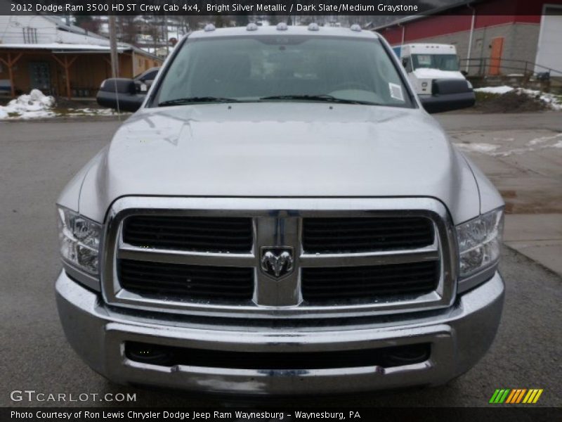 Bright Silver Metallic / Dark Slate/Medium Graystone 2012 Dodge Ram 3500 HD ST Crew Cab 4x4