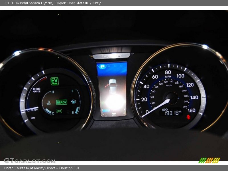 Hyper Silver Metallic / Gray 2011 Hyundai Sonata Hybrid