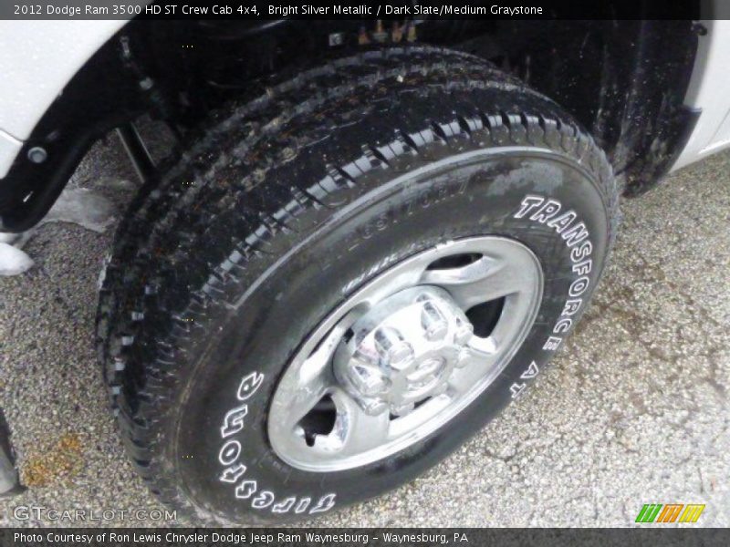 Bright Silver Metallic / Dark Slate/Medium Graystone 2012 Dodge Ram 3500 HD ST Crew Cab 4x4