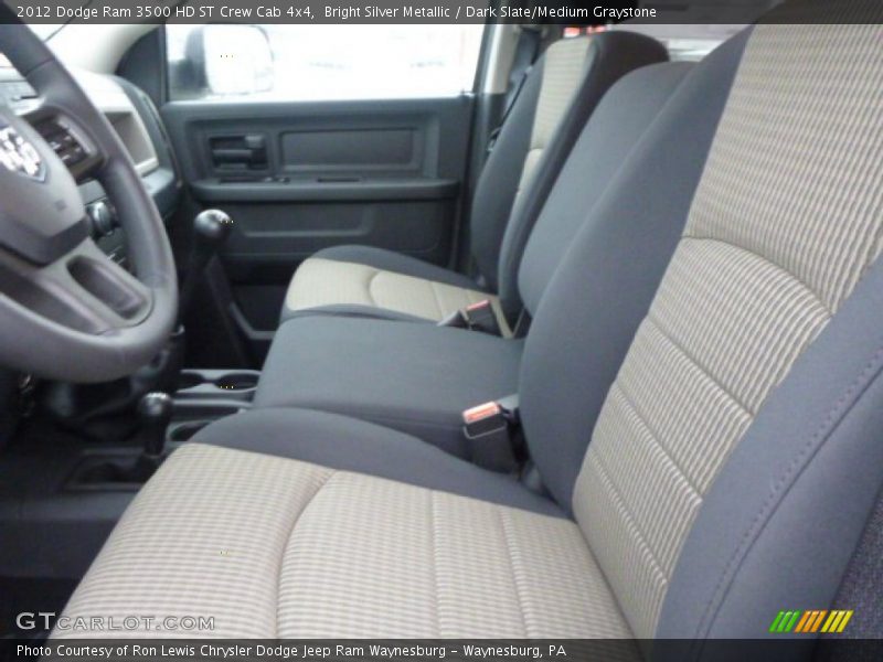 Bright Silver Metallic / Dark Slate/Medium Graystone 2012 Dodge Ram 3500 HD ST Crew Cab 4x4