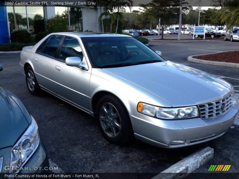 Sterling Silver / Dark Gray 2002 Cadillac Seville STS