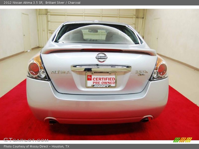 Brilliant Silver / Charcoal 2012 Nissan Altima 3.5 SR