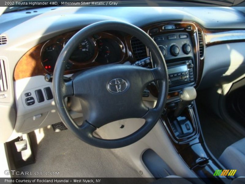 Millennium Silver Metallic / Gray 2002 Toyota Highlander 4WD
