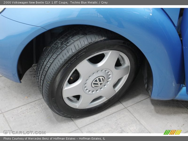Techno Blue Metallic / Grey 2000 Volkswagen New Beetle GLX 1.8T Coupe