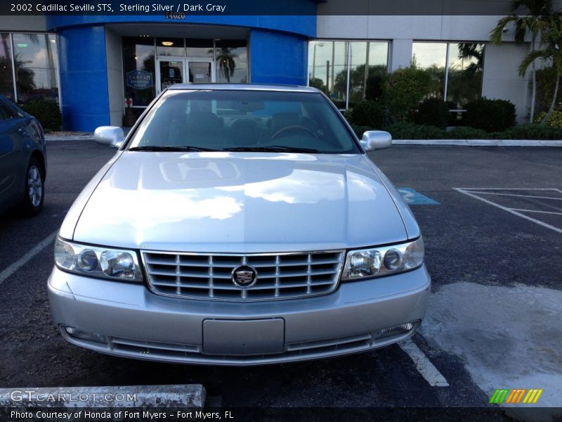 Sterling Silver / Dark Gray 2002 Cadillac Seville STS
