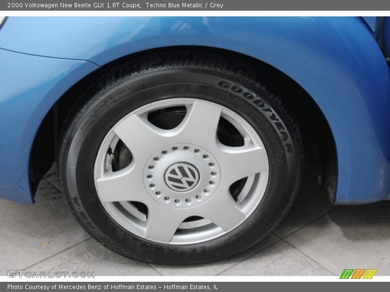 Techno Blue Metallic / Grey 2000 Volkswagen New Beetle GLX 1.8T Coupe