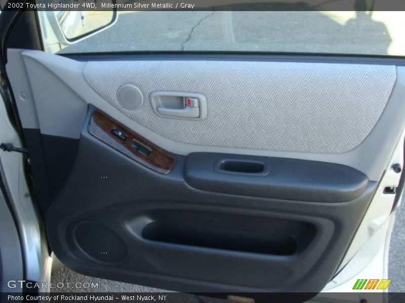 Millennium Silver Metallic / Gray 2002 Toyota Highlander 4WD