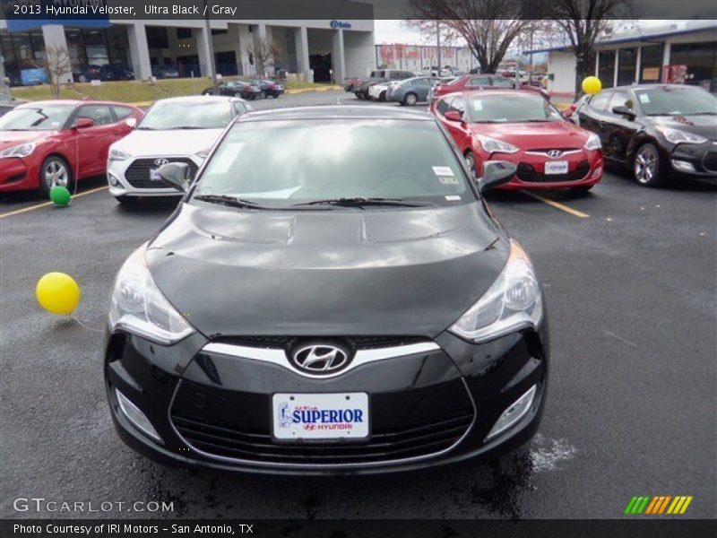Ultra Black / Gray 2013 Hyundai Veloster