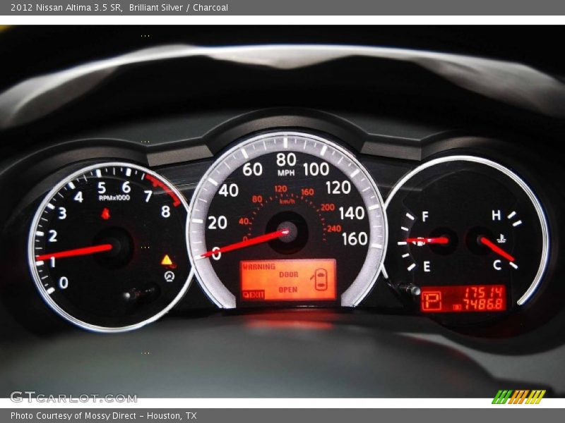 Brilliant Silver / Charcoal 2012 Nissan Altima 3.5 SR