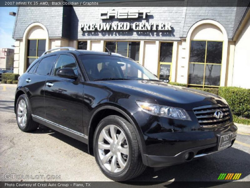 Black Obsidian / Graphite 2007 Infiniti FX 35 AWD