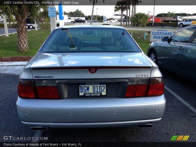 Sterling Silver / Dark Gray 2002 Cadillac Seville STS